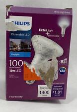 Lote de 2 holofotes internos Philips 100 w luz do dia equivalente regulável 15w LED, usado comprar usado  Enviando para Brazil