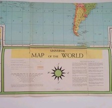 1950 universal map for sale  Clayton