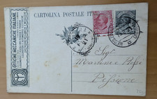 Intero postale pubblicitario usato  Pettinengo