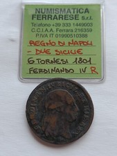 Moneta ferdinando borbone usato  Siracusa