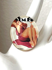 Vintage bague ovale d'occasion  Paris XV