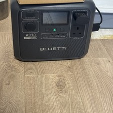 Bluetti ac70 768wh for sale  GLOUCESTER