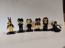 Mini figuras Bendy and The Ink Machine construíveis conjunto completo de 6 com suportes comprar usado Mini figuras Bendy and The Ink Machine construíveis conjunto completo de 6 com suportes comprar usado  Enviando para Brazil