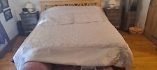 Silver quilted throwover for sale  BEDFORD