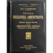Piccola enciclopedia amministr usato  Alessandria