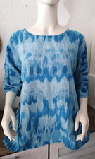 Bluse blau leinenstruktur gebraucht kaufen  Haltern am See