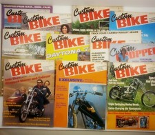 CUSTOM BIKE MAGAZINE 70's/80's lot of 11Check Pics For Condition comprar usado  Enviando para Brazil