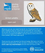 Rspb pin badge for sale  SANDY