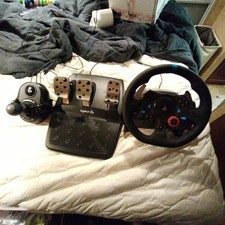 Pedais de chão e roda de corrida Logitech G29 Driving Force com câmbio PS5 PS4 PC comprar usado  Enviando para Brazil