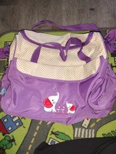 Diaper bag purple for sale  Falmouth