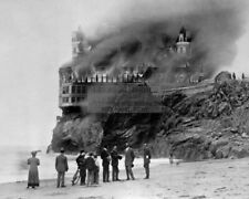 FOTO 8X10 CLIFF HOUSE QUEIMANDO EM CHAMAS EM SAN FRANCISCO CALIFÓRNIA 1907 DESASTRE, usado comprar usado  Enviando para Brazil