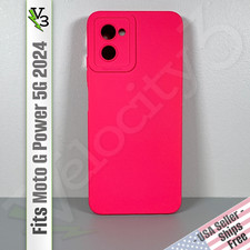 Capa para Moto G Power 5G (2024) - Rosa | Silicone líquido suave e sedoso | Slim Fit comprar usado  Enviando para Brazil
