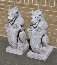 Pair gargoyles faux for sale  NEWARK