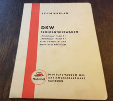 Schmierplan dkw frontantriebwa gebraucht kaufen  Jüterbog