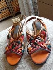 Ladies leather sandals for sale  DERBY