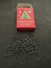 Ganchos vintage Metal Goods Corp enfeite de Natal cabides caixa original 62 ganchos comprar usado  Enviando para Brazil