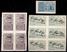Usado, ESPAGNE / ESPAÑA 1898/99 Timbres Fiscaux PÓLIZAS  Colonies Espagnoles °/*/** comprar usado  Enviando para Brazil