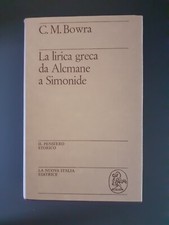 C.m. bowra lirica usato  Fossano