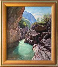 Vintage french painting d'occasion  France