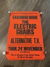 Pôster vintage 1977 Wayne County cadeiras elétricas + TV alternativa Londres  comprar usado  Enviando para Brazil