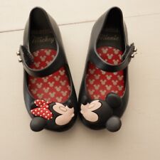 Mini Sapatos Melissa Meninas Tamanho 7 22 Mini Mouse Mickey Mouse Beijo Preto Mary Jane comprar usado  Enviando para Brazil