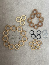 wooden curtain rings 50mm for sale  ST. IVES