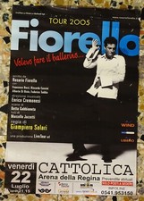 Fiorello raro manifesto usato  Villata