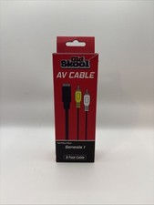 Usado, Old Skool Genesis 1 cabo AV RCA cabo de conexão 6 pés comprar usado  Enviando para Brazil