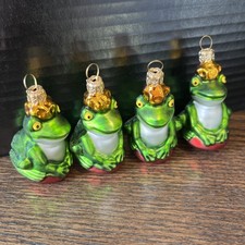 frog vintage glass ornament for sale  Santa Maria