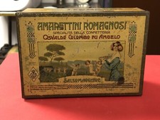 Scatola amarettini romagnosi usato  Milano