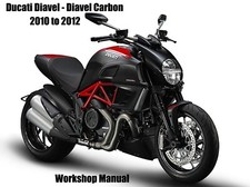 MANUAL DE OFICINA DUCATI DIAVEL - DIAVEL CARBON 2010 a 2012 - Arquivos PDF comprar usado  Enviando para Brazil
