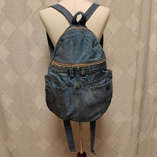 Muitos bolsos mochila jeans com zíperes bronzeados comprar usado  Enviando para Brazil