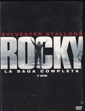 Dvd rocky saga usato  Fonte Nuova