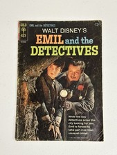 Capa fotográfica Disney Gold Key Comics Emil and the Detectives NN #1 (1965) GRÁTIS C/S comprar usado  Enviando para Brazil