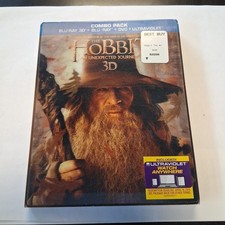 The Hobbit An Unexpected Journey (3D + Blu-ray + DVD, 2013) Lenticular Slipcover comprar usado  Enviando para Brazil