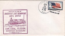 Capa para barco correio em cache, Cape Coral, Flórida, 1960 comprar usado  Enviando para Brazil