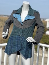 NOVO 2X Jaqueta Camisa Azul Pyramid Collection Blazer de Tweed comprar usado NOVO 2X Jaqueta Camisa Azul Pyramid Collection Blazer de Tweed comprar usado  Enviando para Brazil