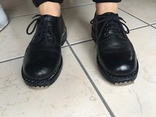 Chaussures cuir noires d'occasion  Cébazat