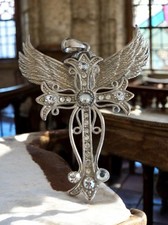 Pendentif vintage croix d'occasion  Marseille XII
