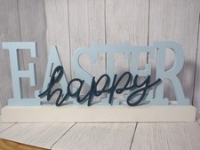 Happy easter wooden for sale  West Plains