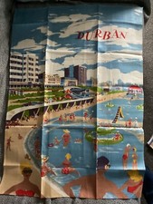 Toalha de chá vintage Durban praia África do Sul comprar usado  Enviando para Brazil