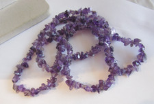 Amethyst tumbled beaded for sale  Humble