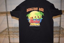 Hula Grill Kaanapali Maui Hawaii vtg Czarny t-shirt Boso Bar Średni krótki na sprzedaż  Wysyłka do Poland