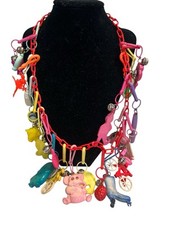 Plastic charm necklace for sale  Topeka