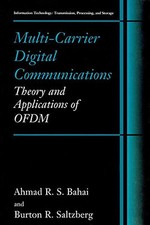 MULTI-CARRIER DIGITAL COMMUNICATIONS - THEORY AND By Ahmad R S Bahai & Burton R. comprar usado  Enviando para Brazil