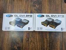 Extensor de fibra óptica Gefen EXT-DVI-FM2500 link duplo DVI (PAR - módulos dongle) comprar usado  Enviando para Brazil