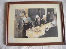 Aquarelle bretonne signee d'occasion  Pierrelaye