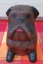 Sculpture bois chien d'occasion  Maël-Carhaix