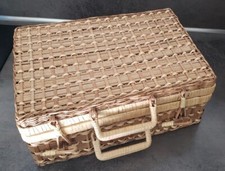 Weidenkoffer korb picknick gebraucht kaufen  Schloß Holte-Stukenbrock