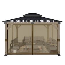 Aoodor 12' x 10' substituição de tela de rede de gazebo 4 painéis paredes laterais para pátio comprar usado  Enviando para Brazil